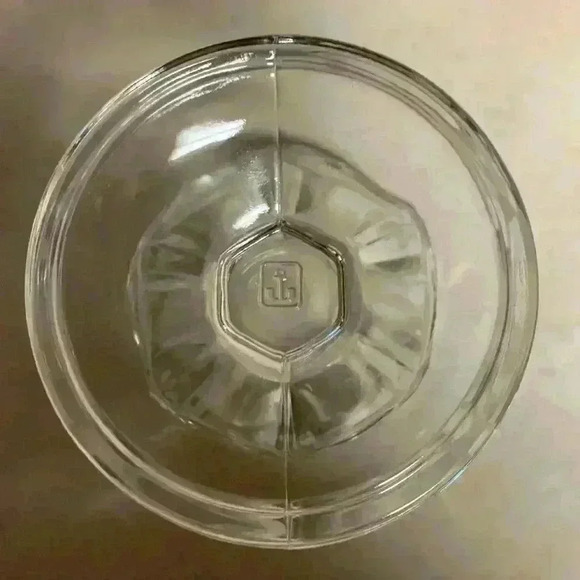 4 Anchor Hocking Clear Pressed Glass Low Sherbet  Pattern:  Fountainware Clear - Picture 6 of 6